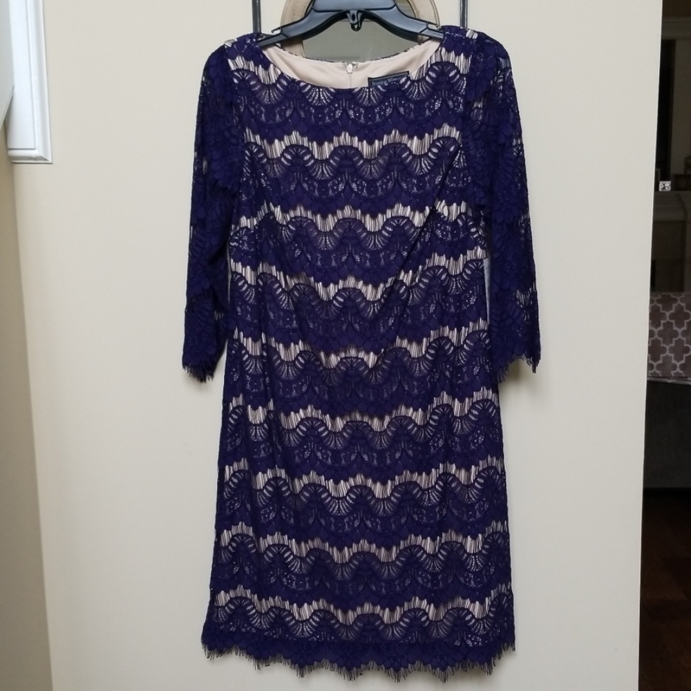 Jessica Howard Navy lace dress